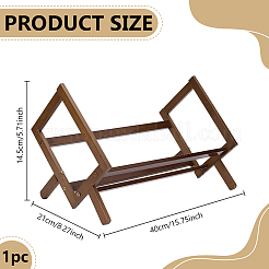 Wood Desktop Bookshelf&nbsp;AJEW-WH0696-866
