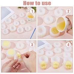 10Pcs 10 Styles Fondant Silicone Molds&nbsp;DIY-FH0010-39