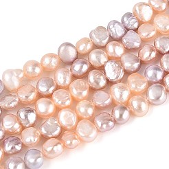 Natural Cultured Freshwater Pearl Beads Strands&nbsp;PEAR-T006-13