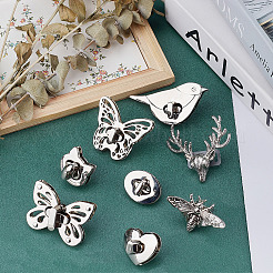 8 Sets 8 Styles Zinc Alloy Bag Twist Lock Accessories&nbsp;FIND-PH0002-23P