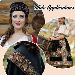 Ethnic Style Polyester Ribbon&nbsp;OCOR-PH0036-72