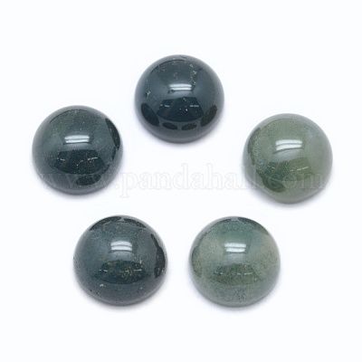 Natural Moss Agate Cabochons&nbsp;G-E492-H-26-1