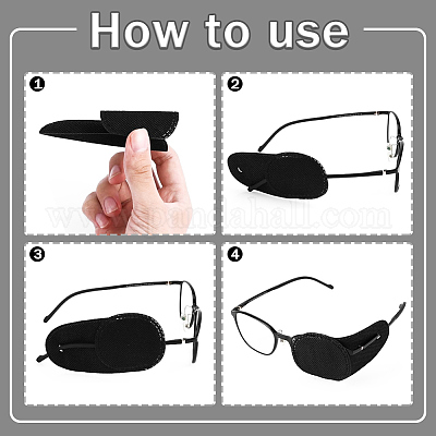 Wholesale CREATCABIN 12Pcs Eye Patch for Glasses Lazy Eye Wholesale CREATCABIN 12Pcs Eye Patch for Glasses Lazy Eye