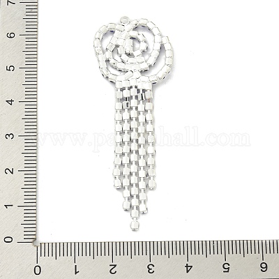 Brass Rhinestone Pendants&nbsp;KK-I715-16S-02-1