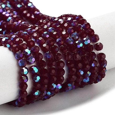 Opaque Glass Beads Strands EGLA-A035-P3mm-L02-1