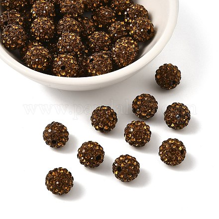 Pave Disco Ball Beads RB-H258-10MM-220-1