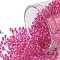 TOHO Round Seed Beads, Japanese Seed Beads, (1078) Inside Color Neon Pink Lined, 11/0, 2.2mm, Hole: 0.8mm, about 5555pcs/50g
