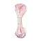 Polyester Embroidery Floss, Cross Stitch Threads, Pink, 2mm, 10m/bundle