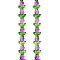 Transparent Glass Bead Strands, Flower, Old Rose, 10x8x4mm, Hole: 0.8mm, about 27pcs/strand, 16.5''(42cm)