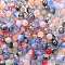 Mixed Style Glass Beads, Round, Mixed Color, 8~10mm