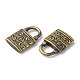 Rack Plating Brass Pendants&nbsp;KK-P276-20BAB-2