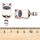 Alloy Enamel Pendants&nbsp;FIND-Q102-12B-3