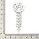 Brass Rhinestone Pendants&nbsp;KK-I715-16S-02-3
