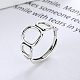 925 Sterling Silver Adjustable Finger Rings&nbsp;FS-WG45355-01-1