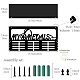 Rectangle Iron Medal Hanger Holder&nbsp;ODIS-WH0052-002-2