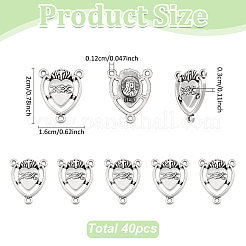 40Pcs Tibetan Style Alloy Chandelier Component Links&nbsp;FIND-MA0001-19