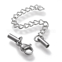 Tarnish Resistant 304 Stainless Steel Curb Chain Extender&nbsp;STAS-K195-29P-014
