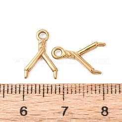 304 Stainless Steel Pendant Bail&nbsp;STAS-G385-02G