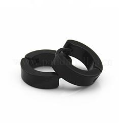 Brass Huggie Hoop Earrings&nbsp;EJEW-EE0002-252B