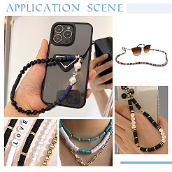 10 Strands 5 Colors Handmade Polymer Clay Beads Strands&nbsp;CLAY-PH0001-74