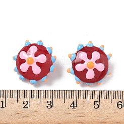 Baking Paint Glass Enamel Beads&nbsp;LAMP-S080-03D