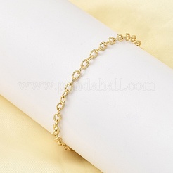 Brass Link Chain Bracelet for Women&nbsp;BJEW-A065-07G