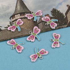 Alloy Enamel Pendants&nbsp;X-EA215Y-NF
