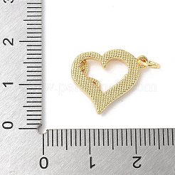 Brass Pave Natural White Shell Pendants&nbsp;KK-S522-08D-G