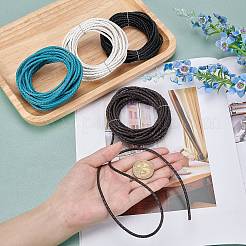 Braided Cowhide Cord&nbsp;WL-WH0003-01A