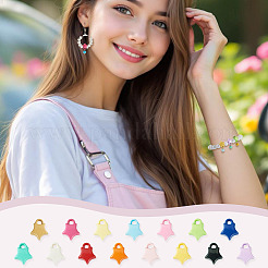 30Pcs 15 Colors Baking Paint Opaque Acrylic Beads&nbsp;ACRP-TA0001-05