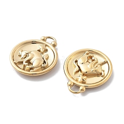 PVD Vacuum Plating 304 Stainless Steel Rhinestone Pendants&nbsp;STAS-R130-01G-01