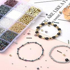 DIY Bohemian Stacked Beads Bracelet Making Findings Kits&nbsp;DIY-YW0011-37