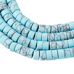 2 Strands Dyed Synthetic Turquoise Beads Strands&nbsp;G-TA0003-51