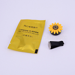 Sunflowers PVC Plastic Car Air Vent Decorations&nbsp;AJEW-WH0017-16B