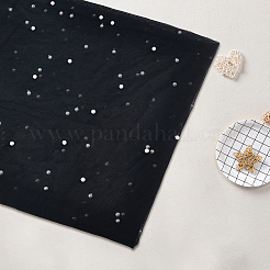 Polyester with Plastic Pearl Fabric&nbsp;AJEW-WH20006-271