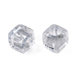 Transparent Plating Acrylic Beads&nbsp;TACR-N010-003B