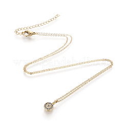 Brass Pendant Necklaces&nbsp;NJEW-I230-08