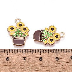 Alloy Enamel Pendants&nbsp;ENAM-T022-61B