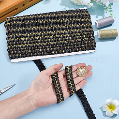 Polyester Lace Trim&nbsp;OCOR-WH0109-356B