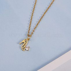 20Pcs Brass Micro Pave Cubic Zirconia Stilettos Charms&nbsp;ZIRC-SZ0001-91