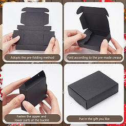 30Pcs 2 Colors Kraft Paper Gift Box&nbsp;CON-DR0001-05