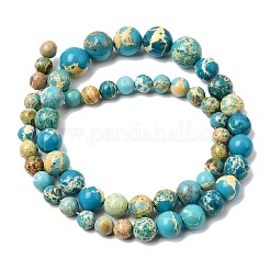 Natural Imperial Jasper Graduated Beads Strands&nbsp;G-A323-C03-01E