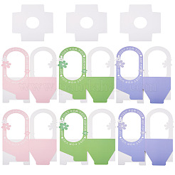 6 Sets 3 Colors Paper Flower Packing Baskets&nbsp;CON-TA0001-40