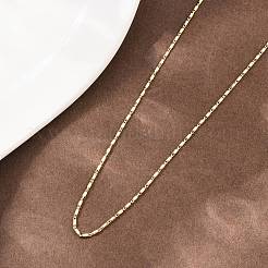 Brass Oval Link Chain Necklaces&nbsp;NJEW-D338-02G