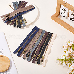12Pcs 6 Colors Nylon Zipper Fastener&nbsp;FIND-GF0008-20A