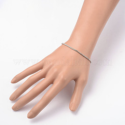 Tarnish Resistant 304 Stainless Steel Venetian Chains Bracelets&nbsp;BJEW-JB01965