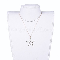 Epoxy Resin Pendant Necklaces&nbsp;NJEW-JN02481-M