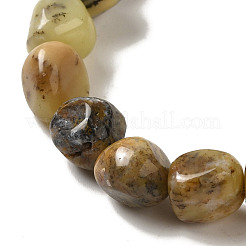 Natural Yellow Moss Agate Beads Strands&nbsp;G-B078-D13-01