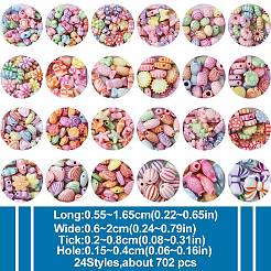 Craft Style Acrylic Beads Sets&nbsp;MACR-FS0001-68