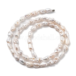 Natural Baroque Keshi Pearl Beads Strands&nbsp;PEAR-P064-06A-01A